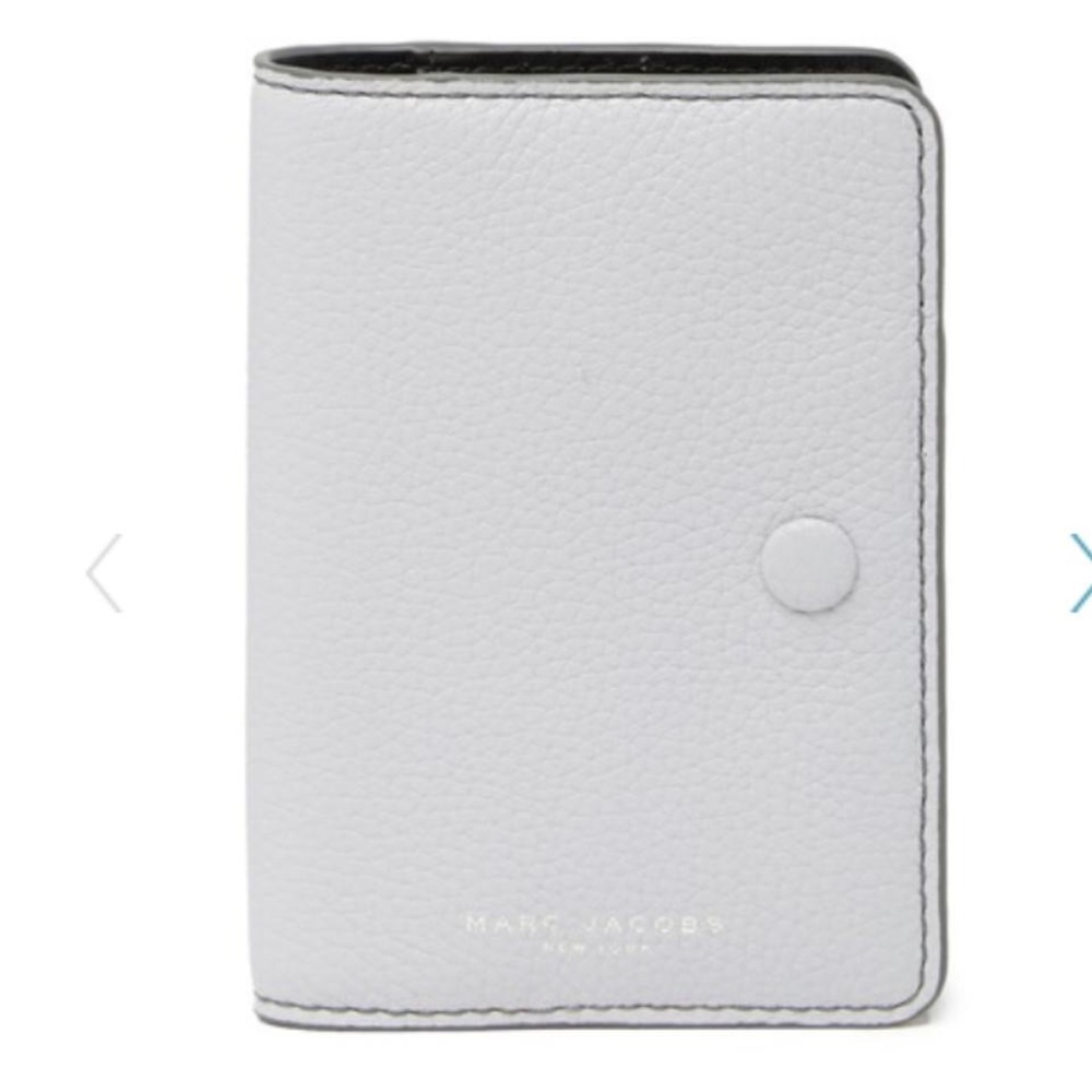 Marc Jacobs White Passport Case Wallet